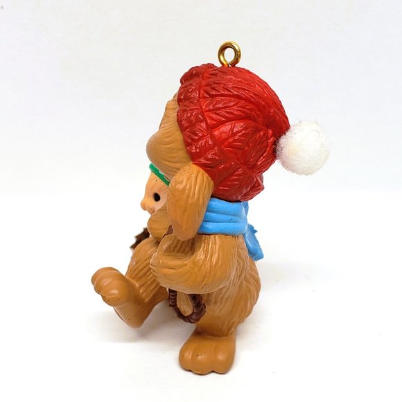 1985 Hallmark Bunny Rabbit Bottle Cap Christmas Ornament North Pole Santa Soda - Picture 4 of 5